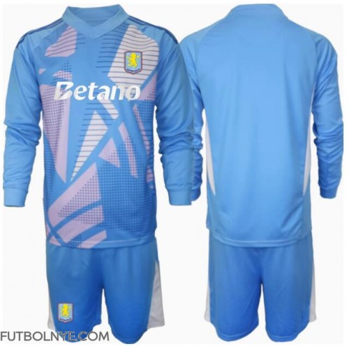 Camiseta Aston Villa Portero Tercera Equipación para niños 2024-25 manga larga (+ pantalones cortos)